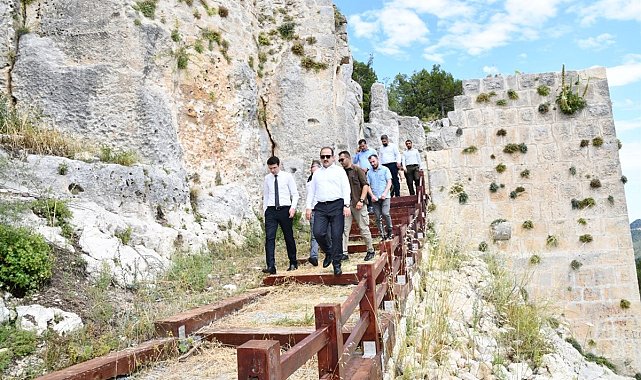 Vali Pehlivan, Namrun Kalesinde incelemelerde bulundu