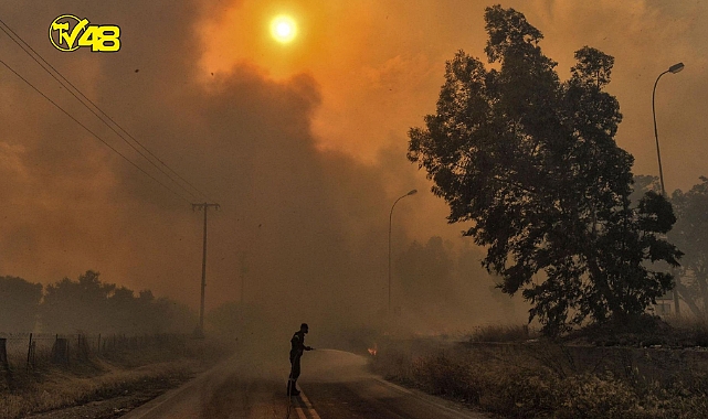 Yunanistan&#039;daki yangın Edirne&#039;nin sınır köylerine dayandı!