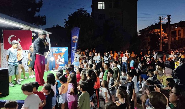 Yüzbaşılar&#039;da çocuklar doyasıya eğlendi