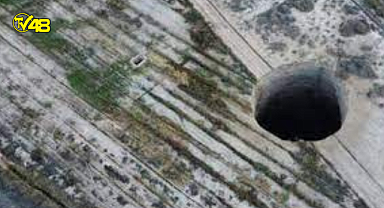 200 metre derinliğindeki dev obruk korku yarattı !