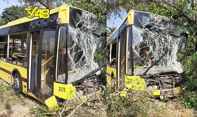 BELEDİYE OTOBÜSÜ KAMYONETE ÇARPTI 2&#039;Sİ AĞIR 21 YARALI!