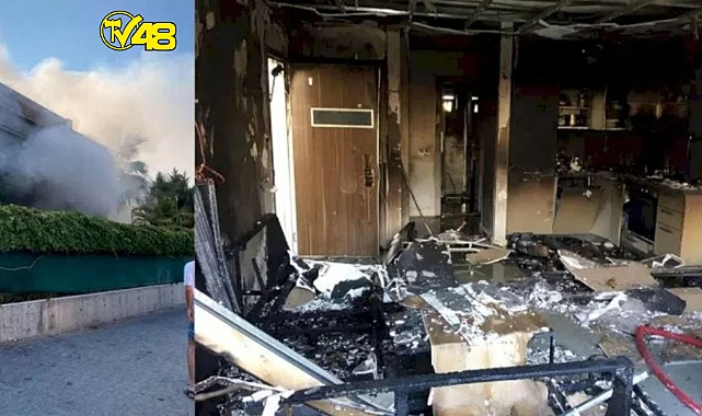 BODRUM&#039;DA PRİZ BÜTÜN EVİ YAKTI!