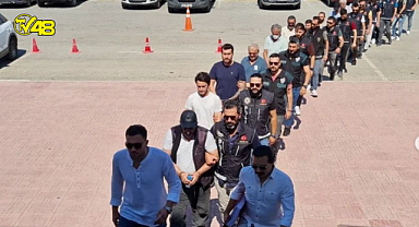 Bodrum'daki uyuşturucu operasyonunda 14 şüpheli adliyede