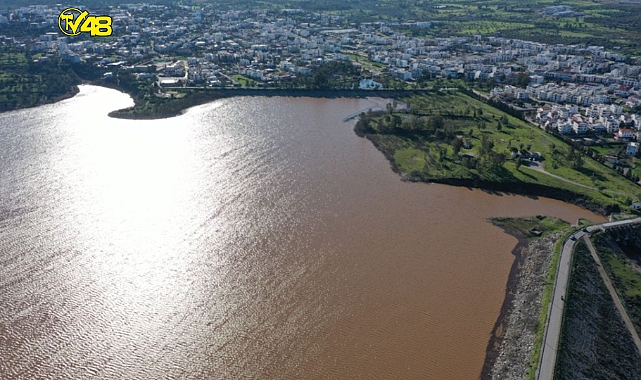 BODRUM MUMCULAR BARAJI&#039;NDAKİ SU SEVİYES,%62&#039;YE YÜKSELDİ!