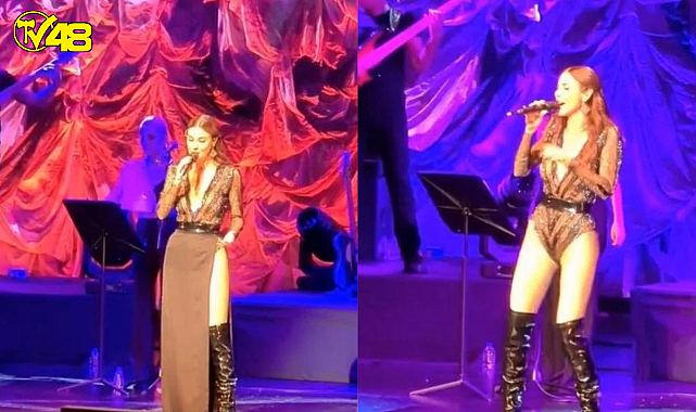 Defne Samyeli sahnede eteğini çıkarıp attı! 