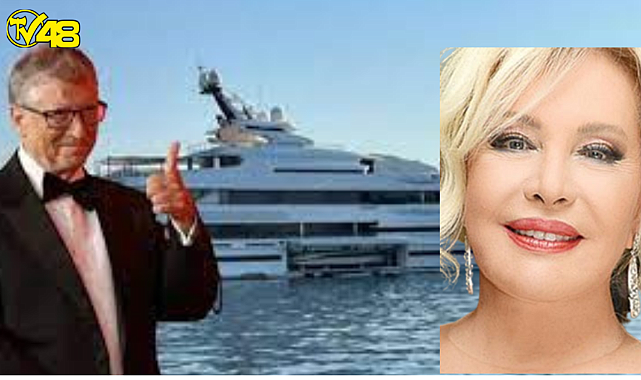 Dünyaca ünlü iş insanı Bill Gates&#039;in yatı, Muğla&#039;da Emel Sayın Koyu&#039;na demirlenmiş halde bulunuyor