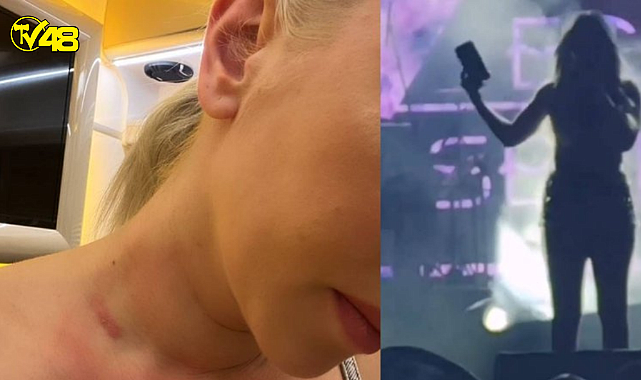 Ece Seçkin&#039;e Sahnede şok