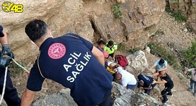 İçki içerken kayalıklardan düştü!
