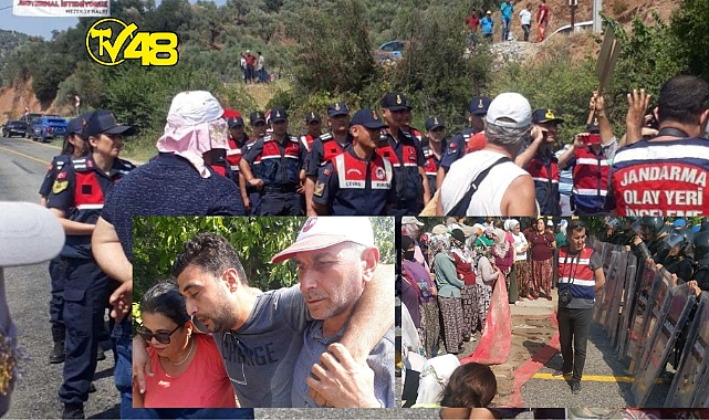 JES&#039;E DİRENEN KÖŞK HALKINA GAZLI TOMA&#039;LI MÜDAHALE!