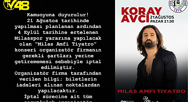 Koray Avcı Konseri İptal Edildi !