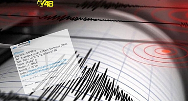 KUŞADASI KÖRFEZİ'NDE KORKUTAN DEPREM!