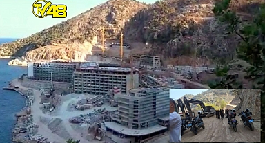 MARMARİS'TEKİ YASAKLI İNŞAATA İNCELEME!