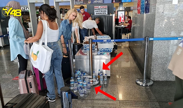 Milas-Bodrum Havalimanına Yakışmayan Görüntüler