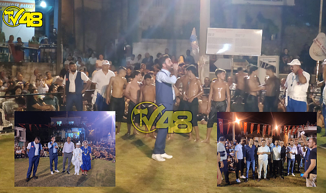 Milas&#039;ın Çomakdağ/Kızılağaç Meydanında Güreş Başladı