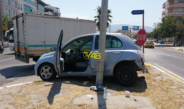 MİLAS&#039;TA KAZALARIN ARDI ARKASI KESİLMİYOR!