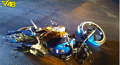 Milas Tabakhane Caddesinde feci kaza!