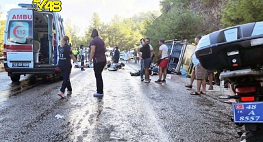 MUĞLADA FECİ OLAY! SAFARİ CİPİ DEVRİLDİ 5 ÖLÜ 6 YARALI...
