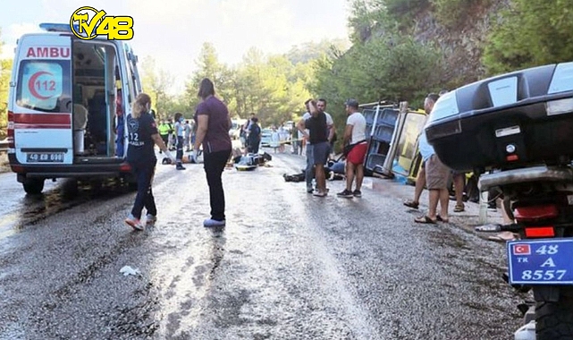 MUĞLADA FECİ OLAY! SAFARİ CİPİ DEVRİLDİ 5 ÖLÜ 6 YARALI...