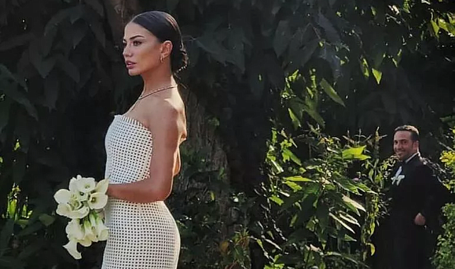 Oğuzhan Koç ve Demet Özdemir evlendi: Gelinlik gündem oldu