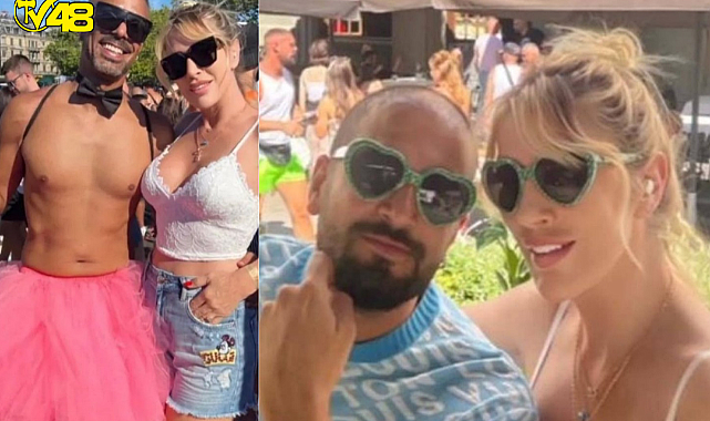 Seda Sayan genç eşiyle  LGBT Onur Yürüyüşüne gitti