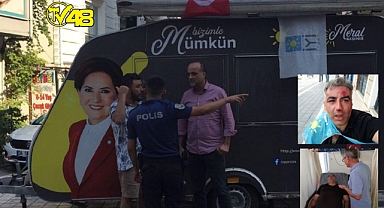 SON DAKİKA:İYİ PARTİ KARAVANINA SALDIRI! 2 YARALI