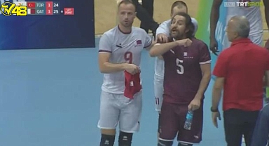 Sporcudan skandal hareket!