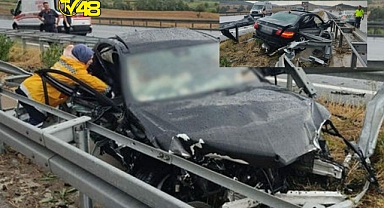 TATİLE GİDİYORLARDI CAN VERDİLER! ANNE-BABA ÖLDÜ 2 ÇOCUK YARALI...