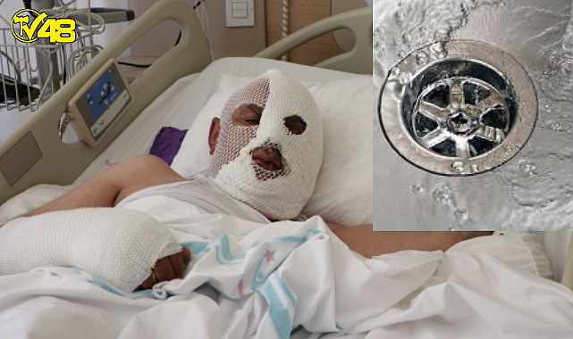 Tıkalı lavaboyu kimyasal ürünle açmaya çalışırken hastanelik oldu