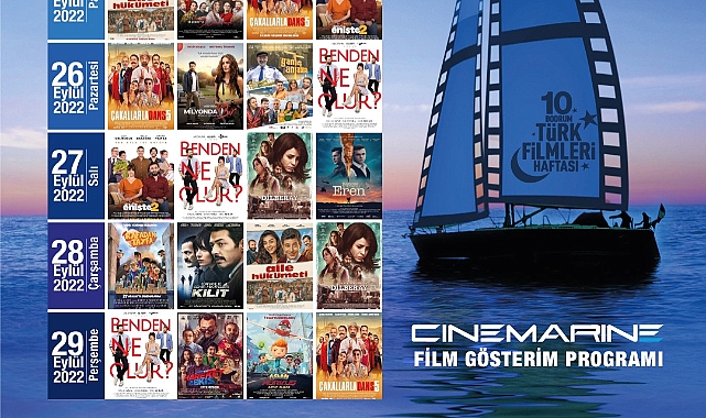 10. BODRUM TÜRK FİLMLERİ HAFTASI BAŞLIYOR