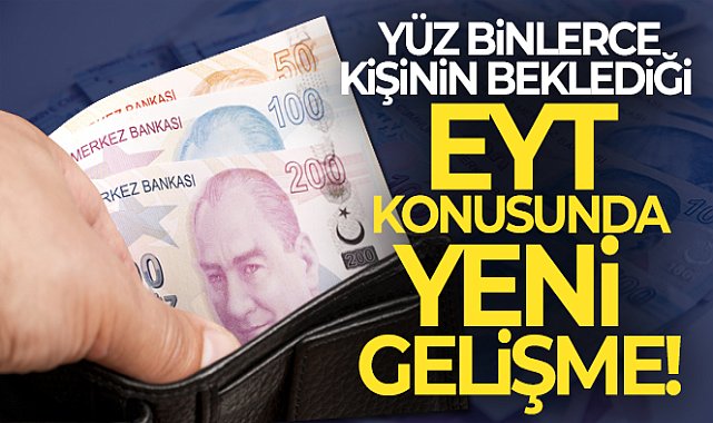 Bakan Bilgin&#039;den EYT açıklaması!