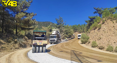 Büyükşehir Datça- Yaka’da Asfalt Çalışmasını Tamamladı