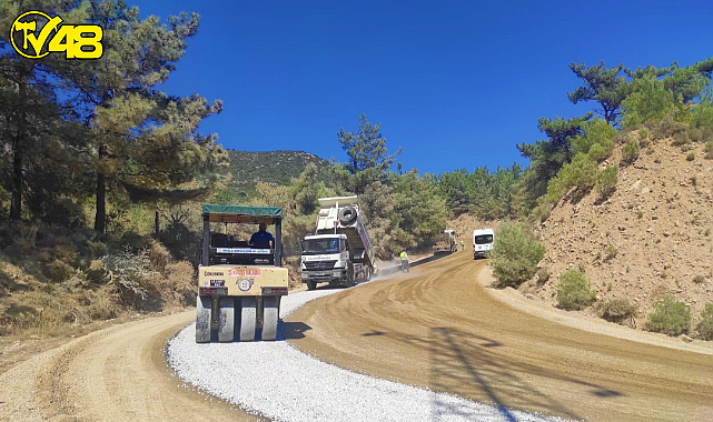 Büyükşehir Datça- Yaka’da Asfalt Çalışmasını Tamamladı