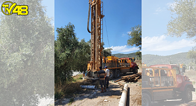 Büyükşehir, Milas Kemikler Mahallesine yeni su kaynağı sağlıyor