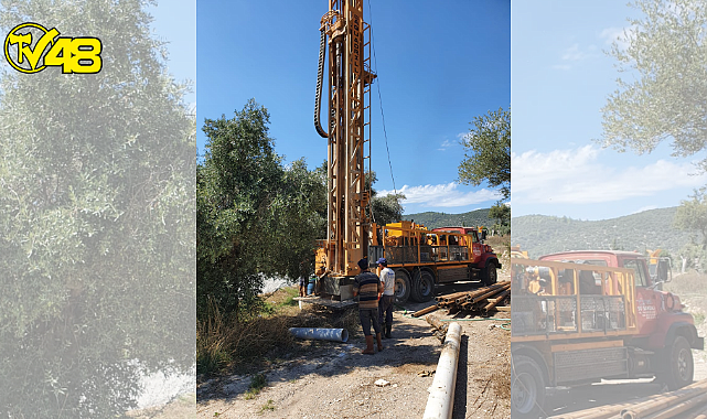 Büyükşehir, Milas Kemikler Mahallesine yeni su kaynağı sağlıyor