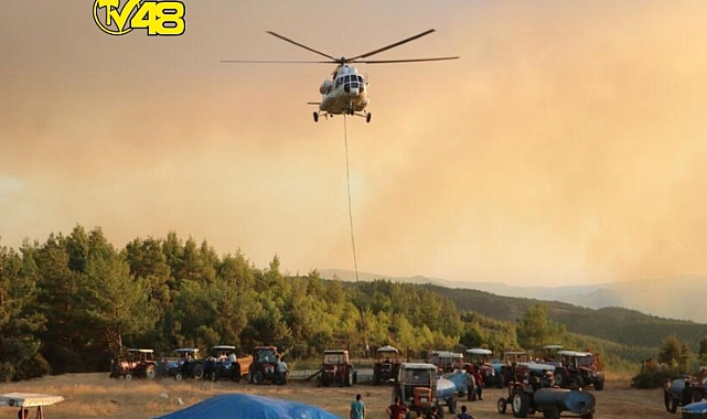 DENİZLİ&#039;DE CİĞERLERİMİZ YANDI !19 SAATTE 100 HEKTAR ZARAR GÖRDÜ...