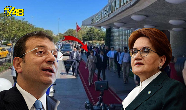 Ekrem İmamoğlu Meral Akşener&#039;i Böyle Karşıladı...