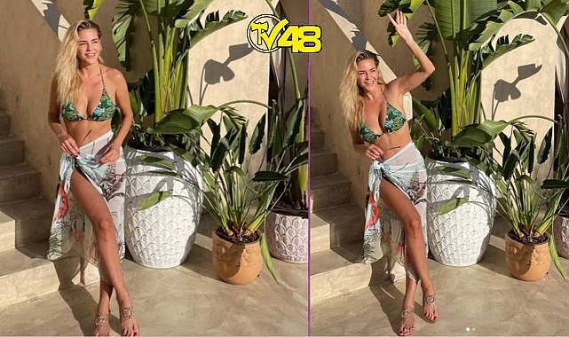 EMİNE ÜN&#039;DEN BİKİNİLİ POZLAR!