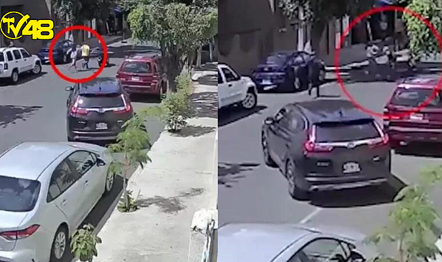 Gasp etmeye çalıştığı kadın dövüş sanatları antrenörü çıktı! Sokak ortasında tekme tokat dayak yedi...