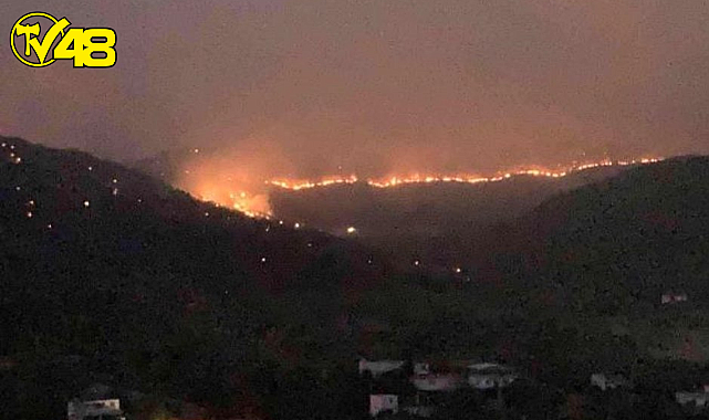 Mersin&#039;deki Yangın Devam Ediyor! Antalya Sınırlarına yaklaştı