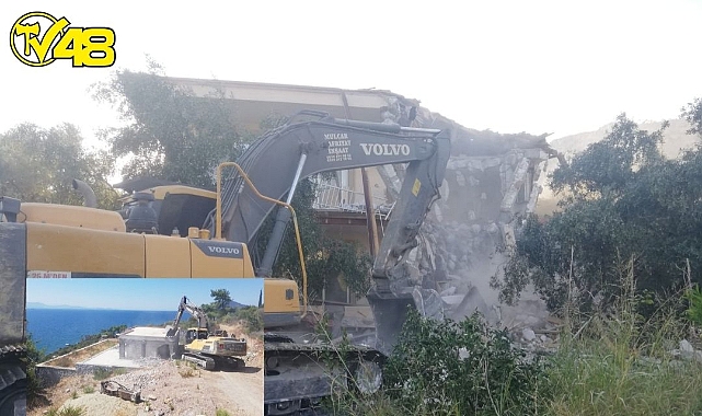 MİLAS&#039;TA KAÇAK YAPILARLA MÜCADELE SÜRÜYOR