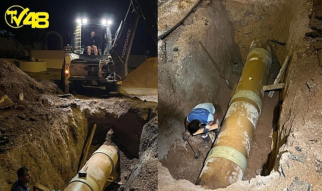 MUSKİ’den Bitez’de ki DSİ Arızasına Müdahale