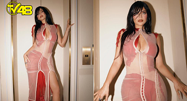 Paris Moda Haftası'nda Kylie Rüzgarı! Kıyafetiyle Akılları Baştan Aldı