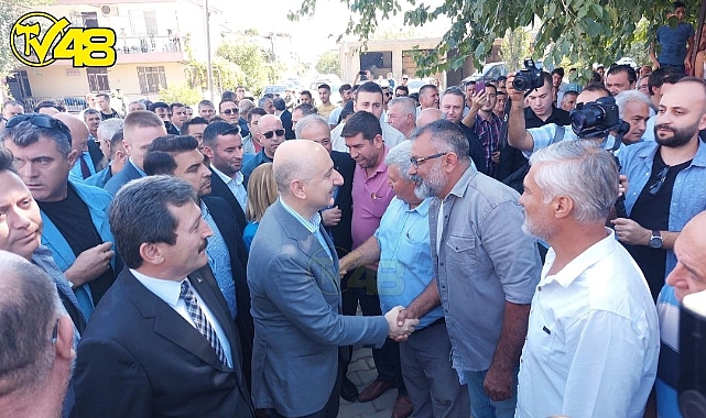 Ulaştırma ve Alt Yapı Bakanı Adil Karaismailoğlu Milas&#039;ta