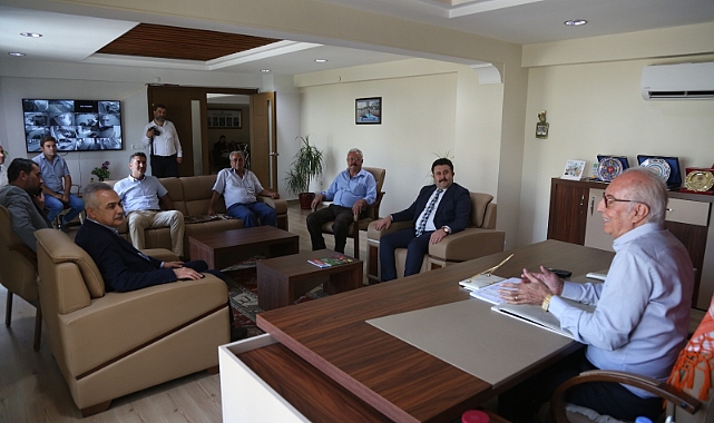 AK Partili heyetten Başkan Atıcı’ya ziyaret