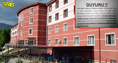 Aydın'da skandal! Kız yurduna asılan uyarı şoke etti! "Tahrik edecek kıyafetlere izin verilmeyecek"