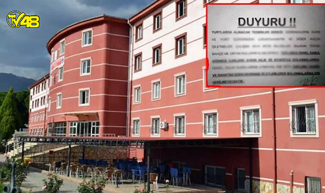 Aydın&#039;da skandal! Kız yurduna asılan uyarı şoke etti! &quot;Tahrik edecek kıyafetlere izin verilmeyecek&quot;