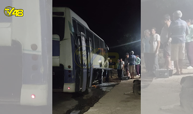 BELEDİYE ARACI YANDI