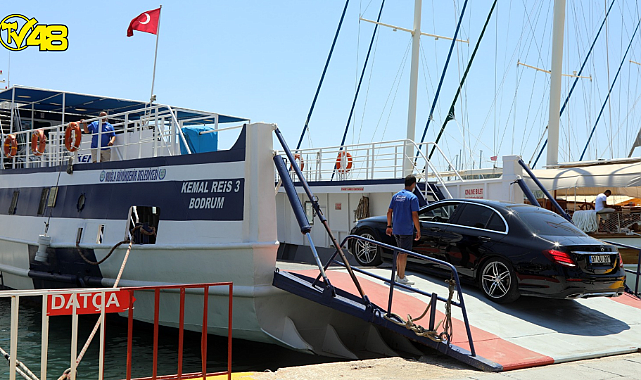 Bodrum-Datça Feribot Seferlerine Yoğun İlgi