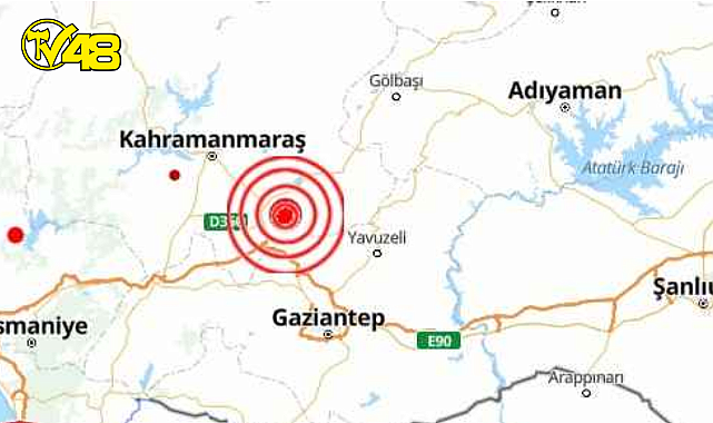 KAHRAMANMARAŞ&#039;TA KORKUTAN DEPREM