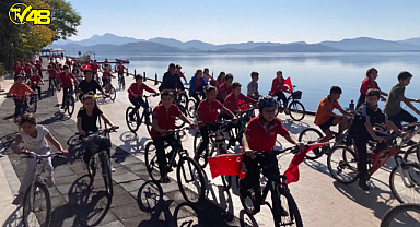 KÖYCEĞİZ'DE PEDALLAR 29 EKİM CUMHURİYET BAYRAMI İÇİN DÖNDÜ